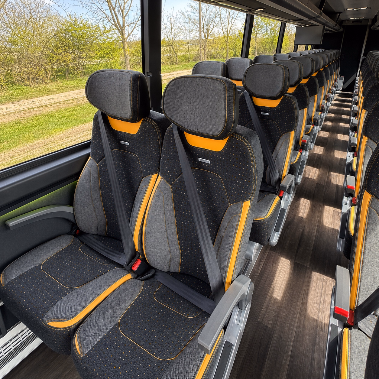 south jordan employee transportation onboard seating