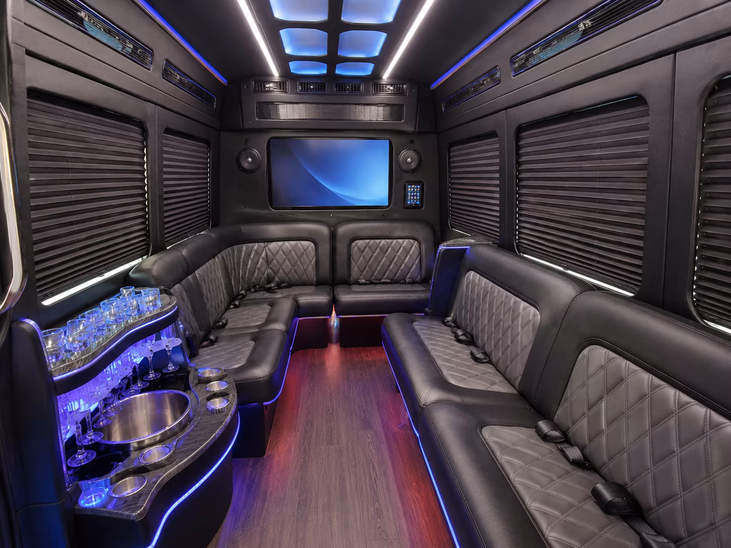 south jordan party bus interior