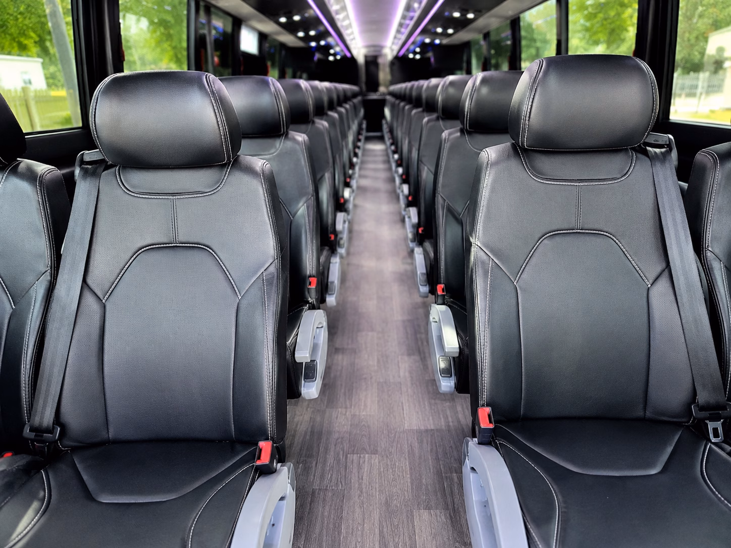 south jordan wedding transportation onboard seating